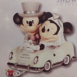 Precious Moments Wedding Figurine with Black and White Accents